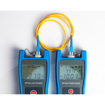 Jonard Tools FPM-50A Medidor de Potencia Óptica con Adaptadores FC SC LC 800-1650nm 6 Longitudes de Onda