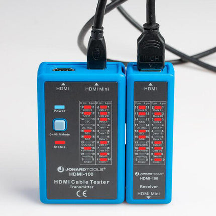 Jonard Tools Probador de Cable HDMI hasta 1640 pies con Control Remoto desmontable