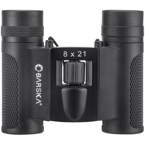 Barska 8x21 Lucid View Prismáticos Compactos 8x21 2019 Negro
