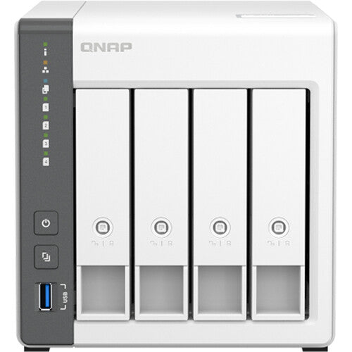 QNAP TS-433 NAS 4 Bahías CPU Quad Core 2 GHz 4GB RAM Ethernet 2.5G