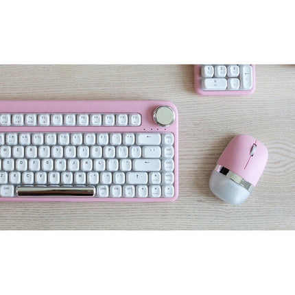 AZIO IZO Kit Teclado y Ratón Inalámbrico Rosa Bluetooth 5.0 y 5000mAh