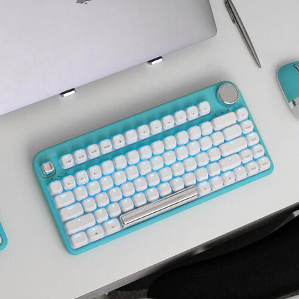 AZIO IZO Teclado Mecánico Inalámbrico Bluetooth 5.0 Batería 5000mAh