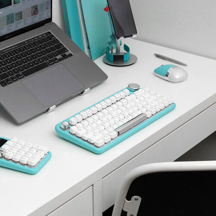 AZIO IZO Teclado Mecánico Inalámbrico Bluetooth 5.0 Batería 5000mAh