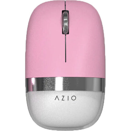 AZIO IZO Ratón Inalámbrico Rosa 2.4 GHz Bluetooth 5 Batería 1000 mAh