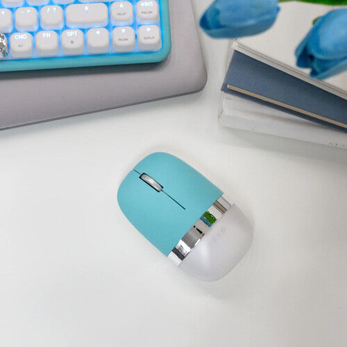 AZIO IZO Ratón inalámbrico 2.4 GHz Bluetooth 5.0 batería 1000 mAh
