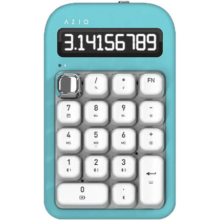 AZIO IZO Number Pad Series 2 Mint Daisy Teclado Numérico Bluetooth 5.0 Batería 1000mAh