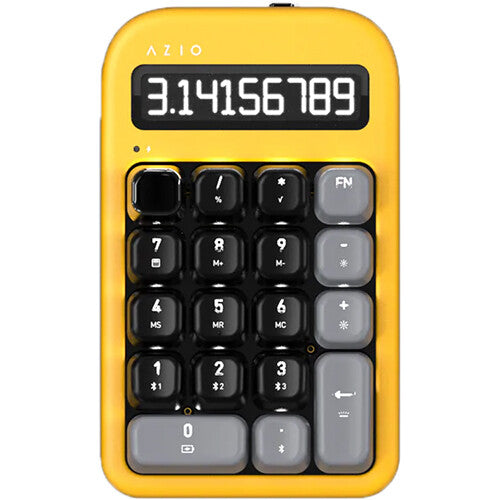 AZIO IZO Number Pad Series 2 Golden Iris Teclado Numérico Bluetooth 5.0 1000mAh