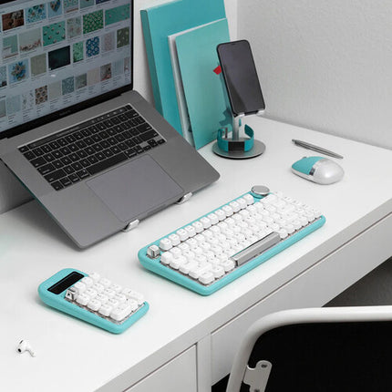 AZIO IZO Number Pad Series 2 Mint Daisy Teclado Numérico Bluetooth 5.0 Batería 1000mAh