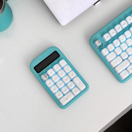 AZIO IZO Number Pad Series 2 Mint Daisy Teclado Numérico Bluetooth 5.0 Batería 1000mAh