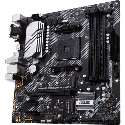 ASUS PRIME B550M-A WIFI II Placa base Micro-ATX DDR4 Wi-Fi 6 4 ranuras RAM