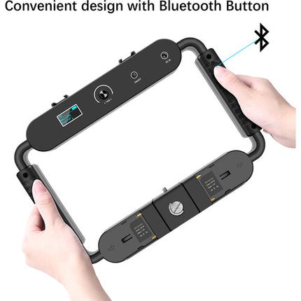 GVM TL15RS RGB Luz Videocámara para Smartphone 196 Lux 3200-5600K