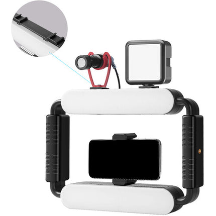 GVM TL15RS RGB Luz Videocámara para Smartphone 196 Lux 3200-5600K