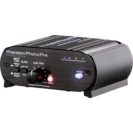 ART Precision Phono Preamp para cápsulas MC y MM con filtro low-cut y ganancia variable