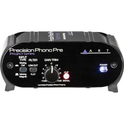 ART Precision Phono Preamp para cápsulas MC y MM con filtro low-cut y ganancia variable
