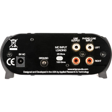 ART Precision Phono Preamp para cápsulas MC y MM con filtro low-cut y ganancia variable