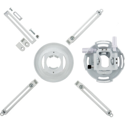 Gabor UPMP-1000W Soporte Universal para Proyector Blanco Capacidad 50 lb Ajuste Dual de Inclinación y Giro