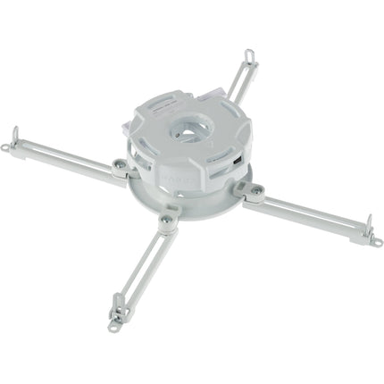 Gabor UPMP-1000W Soporte Universal para Proyector Blanco Capacidad 50 lb Ajuste Dual de Inclinación y Giro