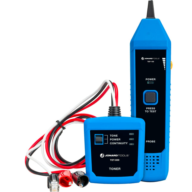 Jonard Tools TETP-800 Kit Probador de Cables con Tono y Sonda RJ11