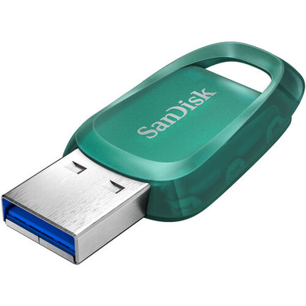 SanDisk 64GB Ultra Eco Memoria USB 3.2 Gen 1 100 MB/s con Llavero