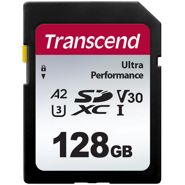 Transcend 128GB 340S Tarjeta SDXC UHS-I A2 160MB/s Lectura 90MB/s Escritura