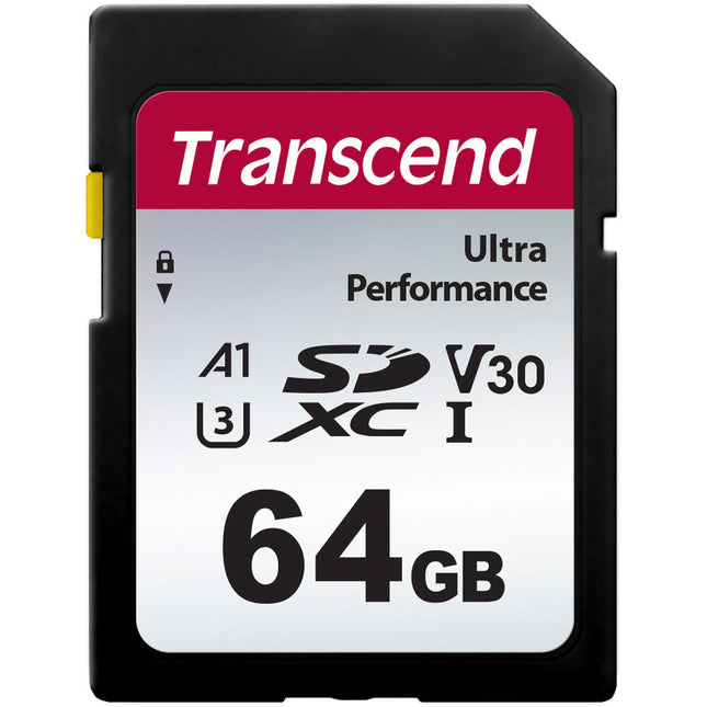Transcend 64GB 340S Tarjeta SDXC UHS-I U3 V30 A1 160MBs Lectura