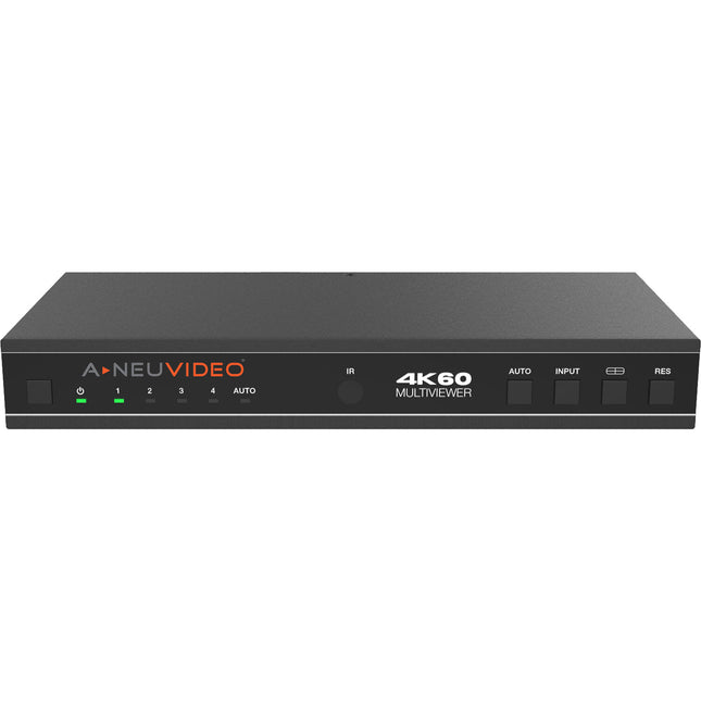 A-Neuvideo 4 x 1 4K60 UHD Multiviewer con 4 entradas HDMI y audio óptico
