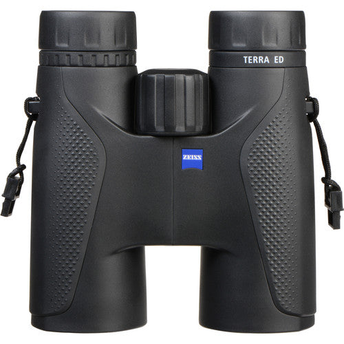 ZEISS 10x42 Terra ED Binoculares Negro Ángulo 60° Impermeables