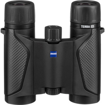 ZEISS 8x25 Terra ED Prismáticos Compactos Cristal ED 8x25 con Correa y Funda