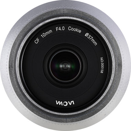 Venus Optics Laowa 10mm f4 Cookie Objetivo APS-C para Fujifilm X Plata 15mm Equivalente 4 Pulgadas Enfoque Mínimo