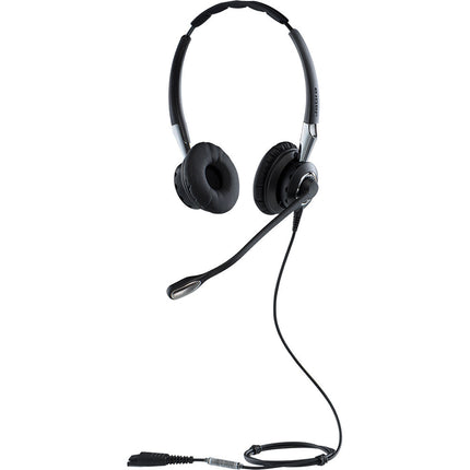Jabra Biz 2400 II Auriculares Estéreo con Cancelación de Ruido y Micrófono PeakStop