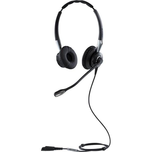 Jabra Biz 2400 II Auriculares Estéreo con Cancelación de Ruido y Micrófono PeakStop