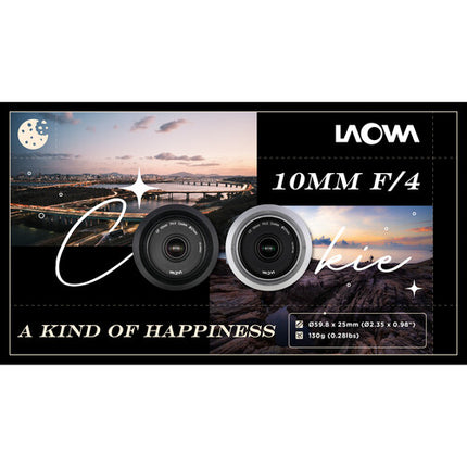 Venus Optics Laowa 10mm f4 Cookie Objetivo L-Mount APS-C 15mm f22
