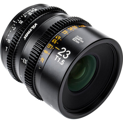 Viltrox 23mm T1.5 Objetivo Cine Montura Micro Cuatro Tercios Apertura T1.5 a T16 Bokeh Suave Fundas Incluidas