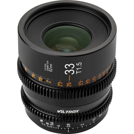 Viltrox 33mm T1.5 Lente de Cine para Montura Micro Cuatro Tercios Apertura T1.5 a T16