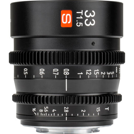 Viltrox 33mm T1.5 Lente de Cine para Montura Micro Cuatro Tercios Apertura T1.5 a T16