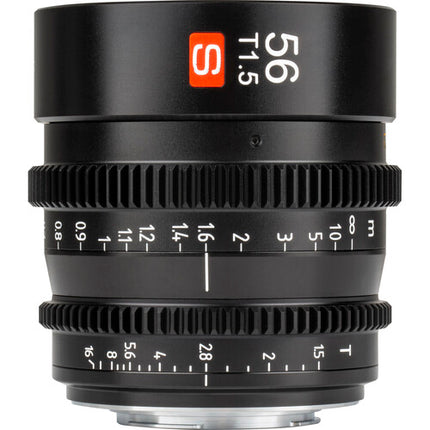 Viltrox 56mm T1.5 Lente de Cine Micro Cuatro Tercios Metal Waterproof