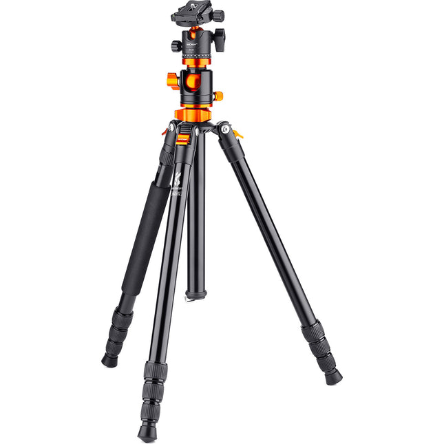 K&F Concept SA254T2 Trípode Compacto de Aluminio 72.8 pulgadas y 22 lb de Carga