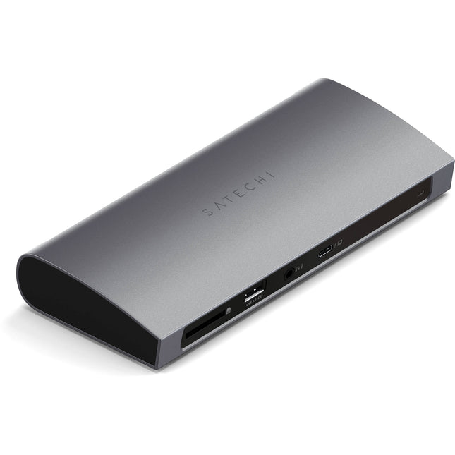 Satechi 10-en-1 Thunderbolt 4 Dock estación de conexión 96W Space Gray