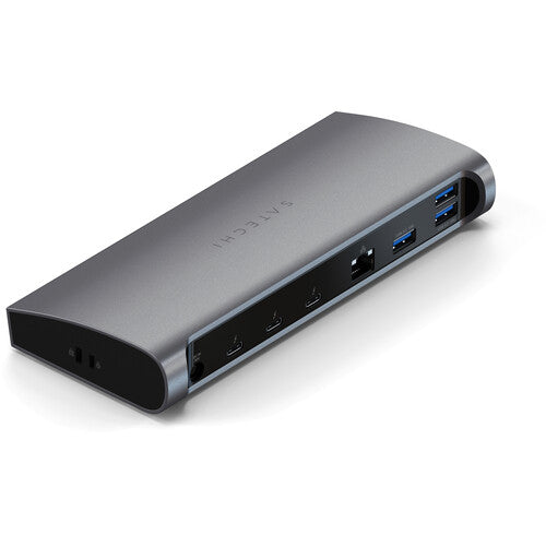 Satechi 10-en-1 Thunderbolt 4 Dock estación de conexión 96W Space Gray