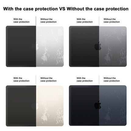 TechProtectus Colorlife Funda rígida para MacBook Air 13.6" M2 M3 M4 negra con protector de teclado