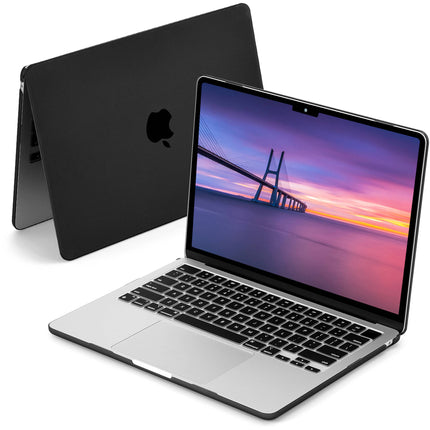 TechProtectus Colorlife Funda rígida para MacBook Air 13.6" M2 M3 M4 negra con protector de teclado