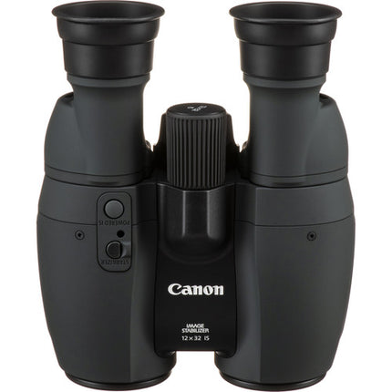 Canon 12x32 IS Prismáticos Estabilizados con Zoom 12x y 32mm lente con funda y correa