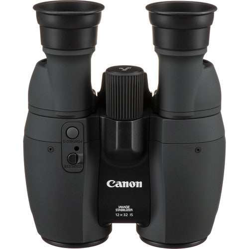 Canon 12x32 IS Prismáticos Estabilizados con Zoom 12x y 32mm lente con funda y correa