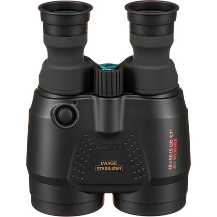 Canon 18x50 IS Prismáticos estabilizados 3.7° ángulo vista impermeables estuche suave correa