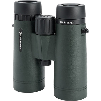 Celestron 8x42 TrailSeeker Prismáticos con 65° Ángulo de Visión y 6.5 ft Enfoque Cercano Estabilizador Incluido