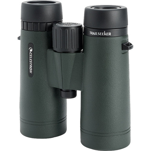 Celestron 8x42 TrailSeeker Prismáticos con 65° Ángulo de Visión y 6.5 ft Enfoque Cercano Estabilizador Incluido
