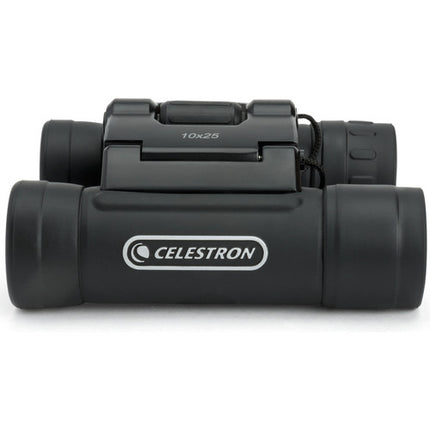 Celestron 10x25 UpClose G2 Prismáticos Techo Multi-Cubiertos 11 oz Estuche Correa