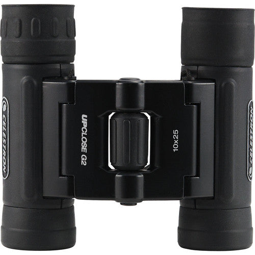 Celestron 10x25 UpClose G2 Prismáticos con Óptica Multi-Capa 283 g Estuche Suave