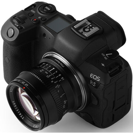 TTArtisan 50mm f/1.2 para Canon RF Objetivo Manual APS-C 10 Lâminas
