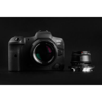 TTArtisan 50mm f/1.2 para Canon RF Objetivo Manual APS-C 10 Lâminas
